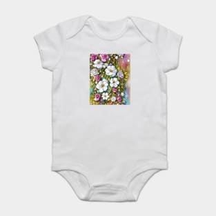 Dreamlike Flowers Baby Bodysuit